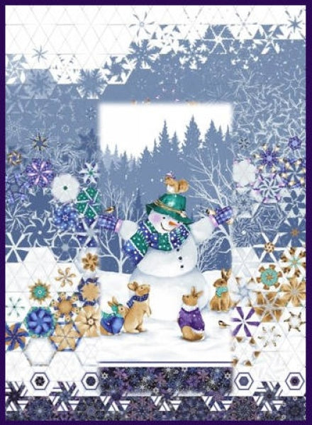 Multi Snowman Panel Henry Glass & Co.