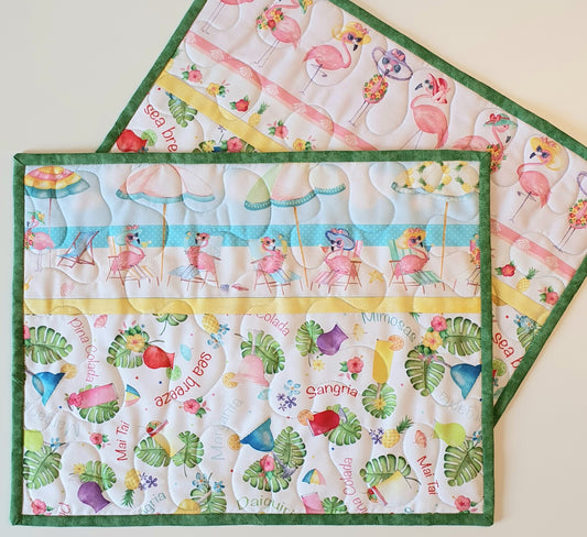 Materialpackung Flamingoparty Gundi's Quilt Heaven