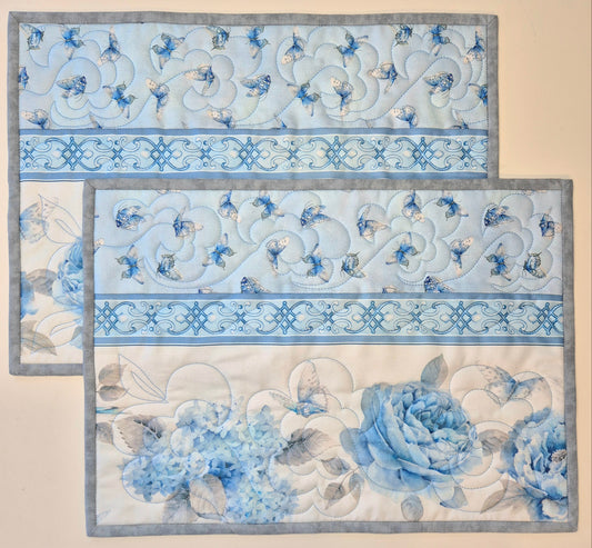Materialpackung Spring Blue Gundi's Quilt Heaven