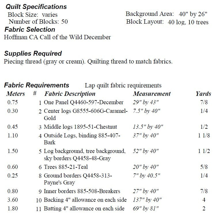 Nähanleitung Mountain Stag Patch Abilities Inc.