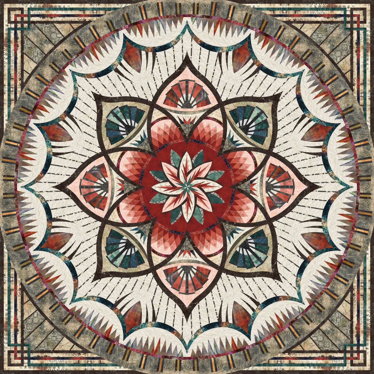 Stoffpaket Queen - Abandoned and Palette - TOTM *Arcadia* 2027 quiltworx