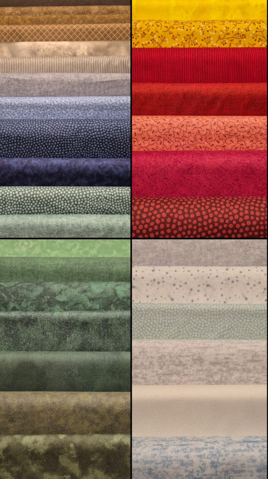 Stoffpaket Mystery Adventskalender 25 Gundi's Quilt Heaven