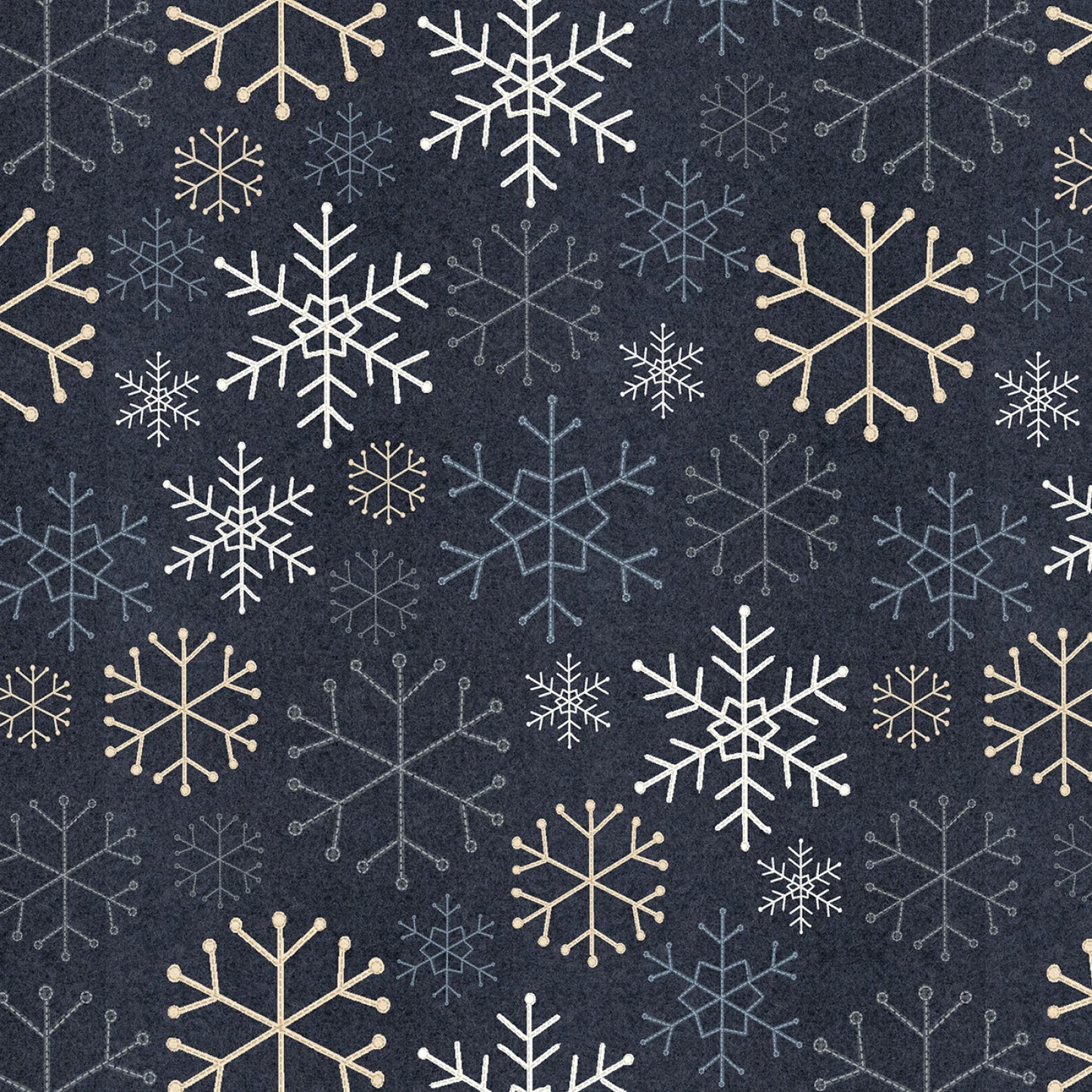 Graphite Snowflake Stitches
