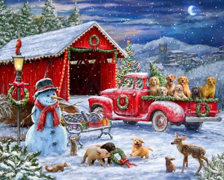 Christmas Covered Bridge