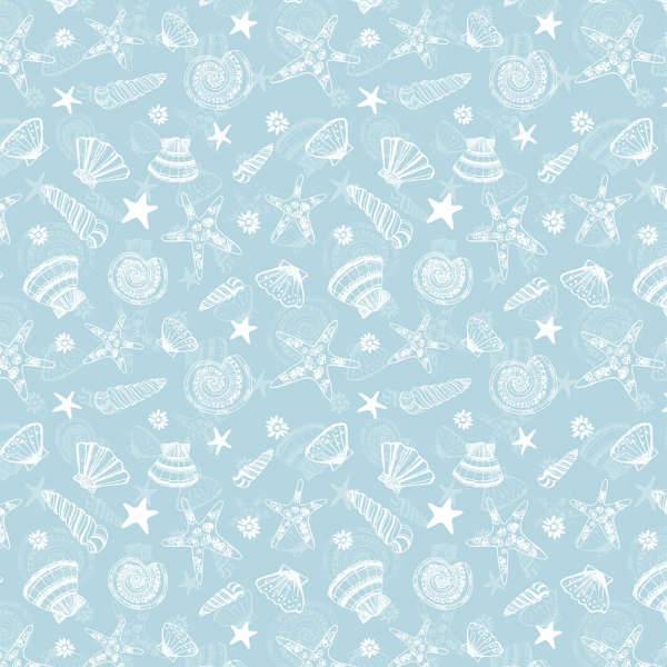 Blue Seashell Toss