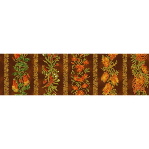 Stripe Orange Brown