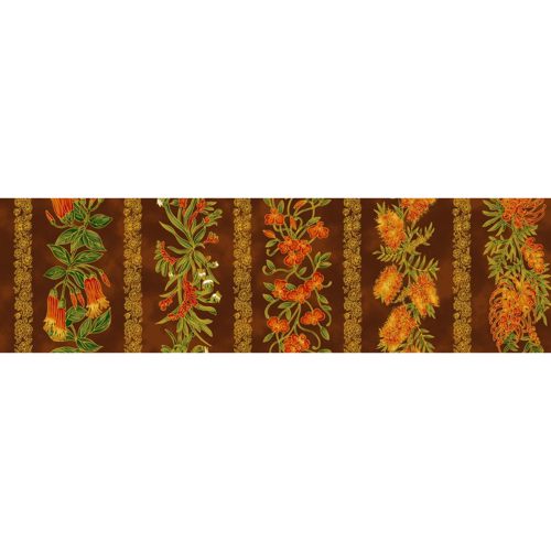 Stripe Orange Brown