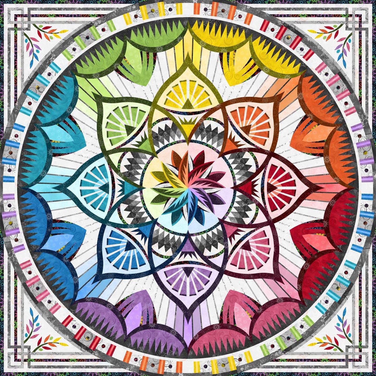 Stoffpaket Queen - ColorStock Rainbows - TOTM *Arcadia* 2027