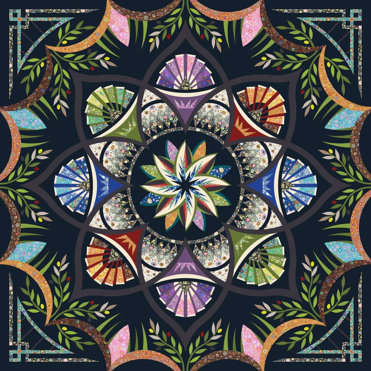 Stoffpaket Wall - Kaffe Ode to Roman Glass - TOTM *Arcadia* 2027 quiltworx