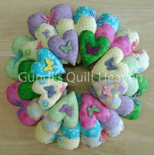 Nähanleitung Herzkranz