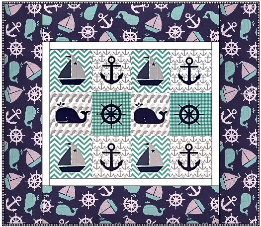 Materialpackung Badespaß Gundi's Quilt Heaven