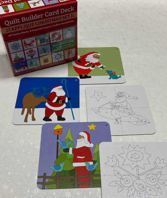 Quilt Builder Card Deck Applique Christmas