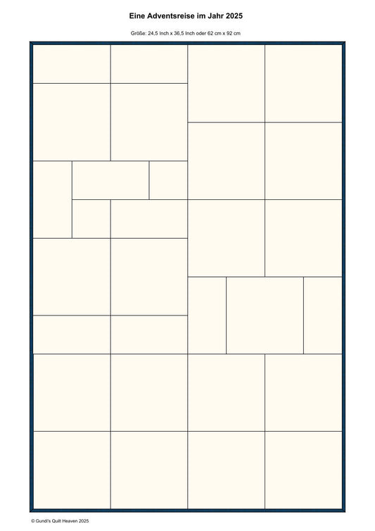 Stoffpaket Mystery Adventskalender 25