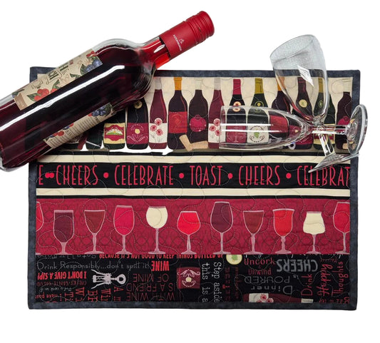 Materialpackung Rotwein Gundi's Quilt Heaven