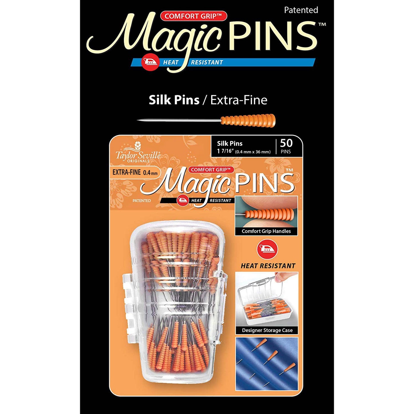 Silk Pins Extra Fine
