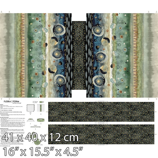Panel Flora & Form Windham Fabrics & Anthology Batiks