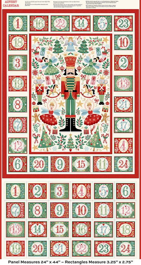 Panel Nutcracker Advent Calendar