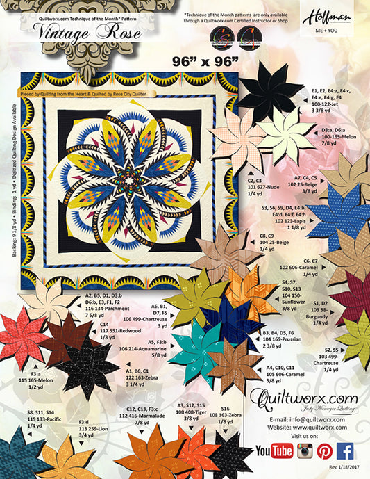 Replacement Papers Vintage Rose