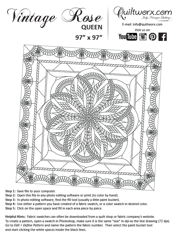 Replacement Papers Vintage Rose