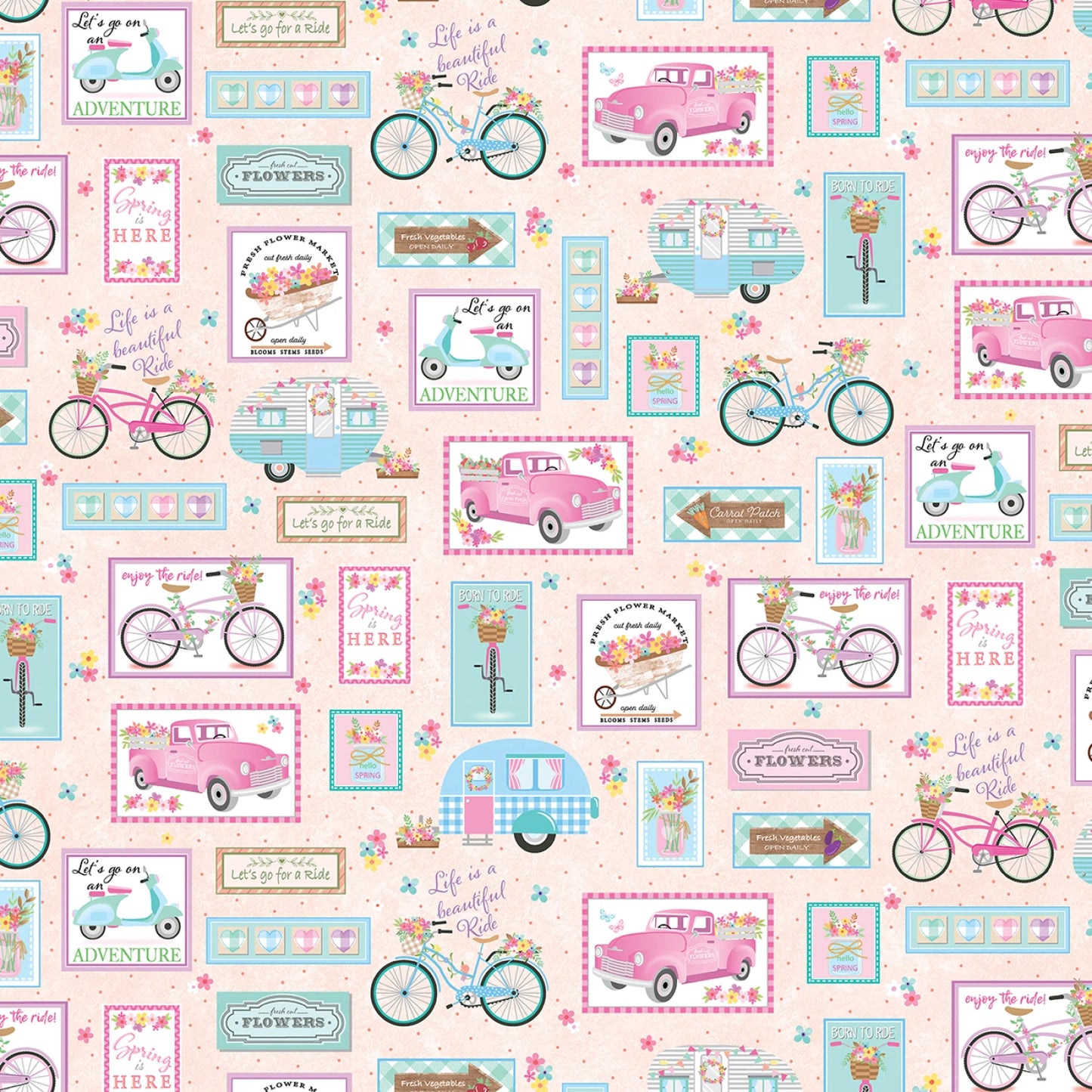 Ride On Patchwork Multi