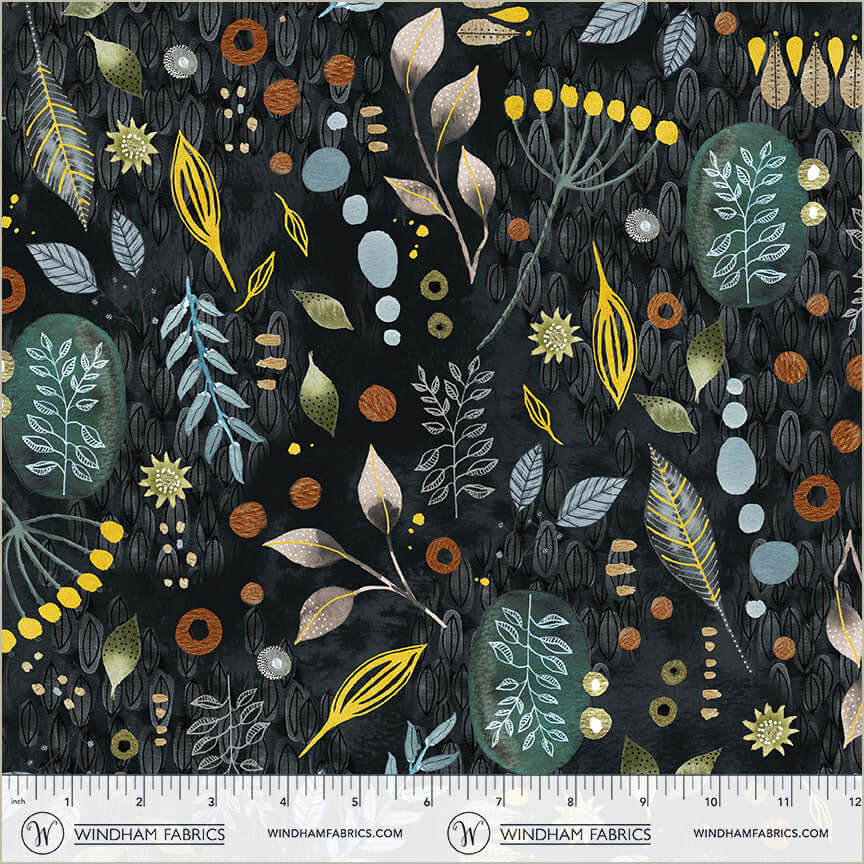 Baumwollstoff Onyx Windham Fabrics & Anthology Batiks