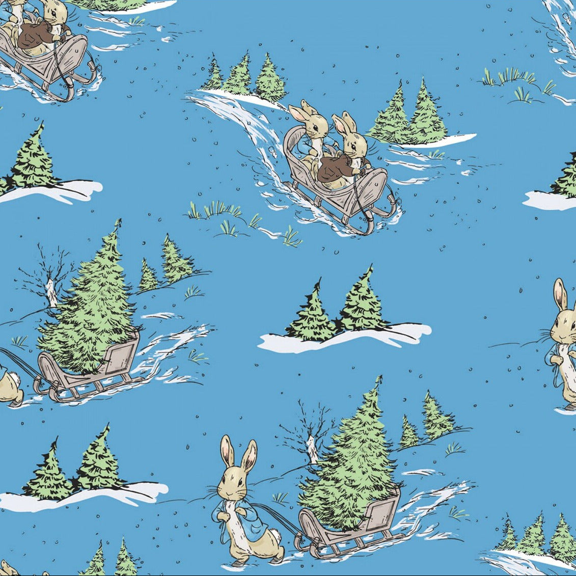 Peter Rabbit Sledging