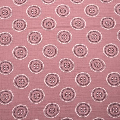 Bekleidungsstoff Button Pink
