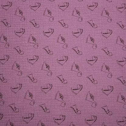 Bekleidungsstoff Dinosaur Pink