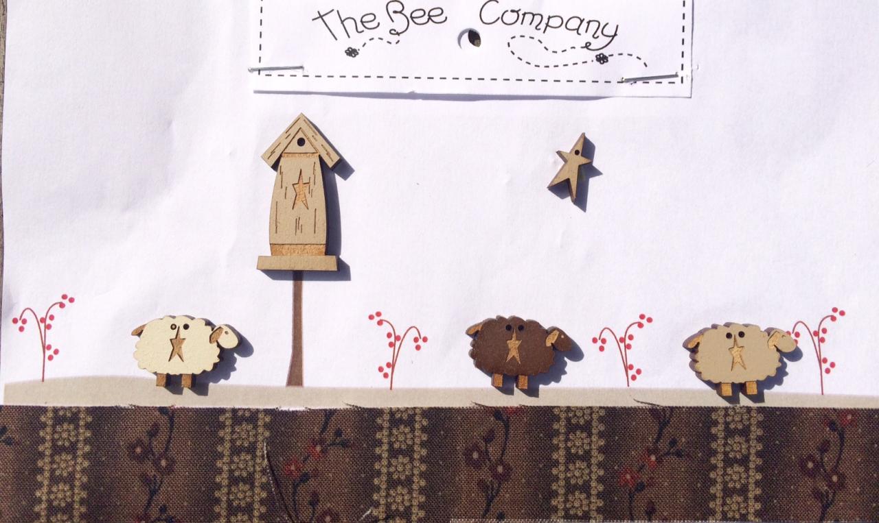Sheeps & Birdhouse
