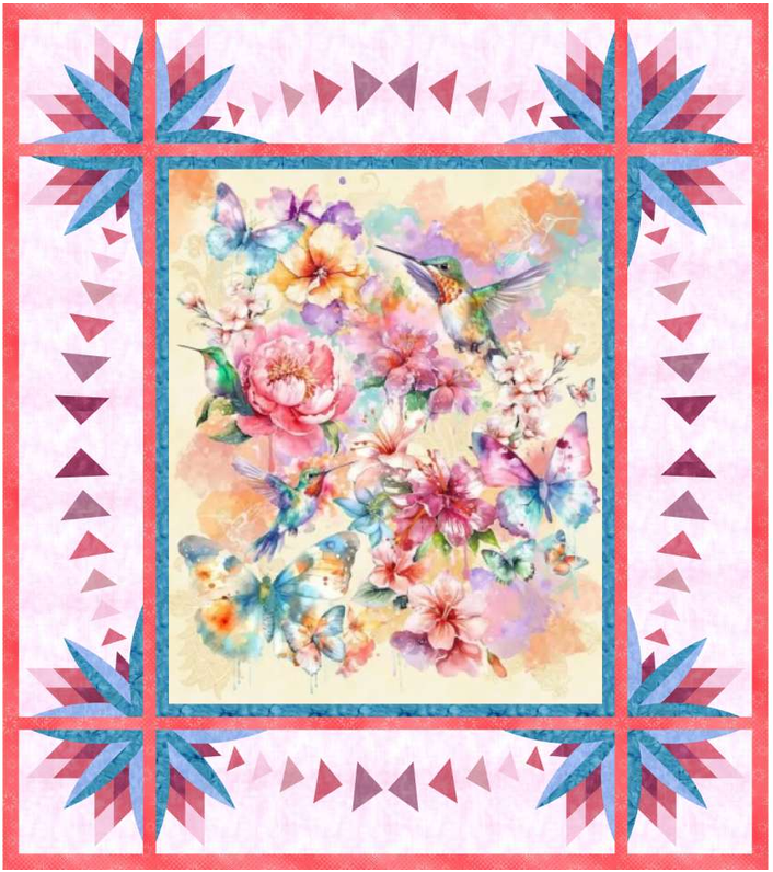 Stoffpaket Hummingbird