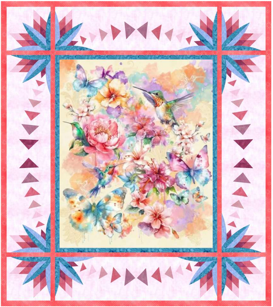 Stoffpaket Hummingbird Gundi's Quilt Heaven