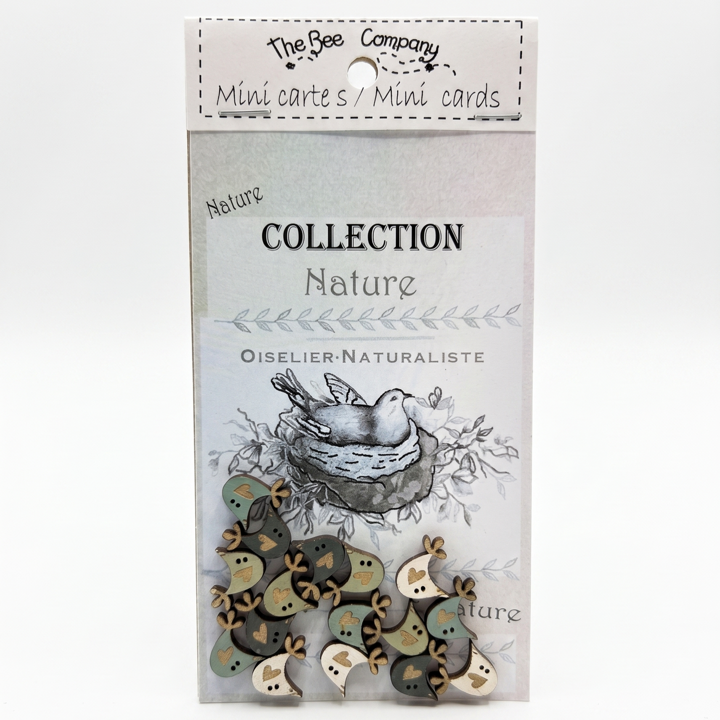 Holzknopf Birds Nature Collection The Bee Company