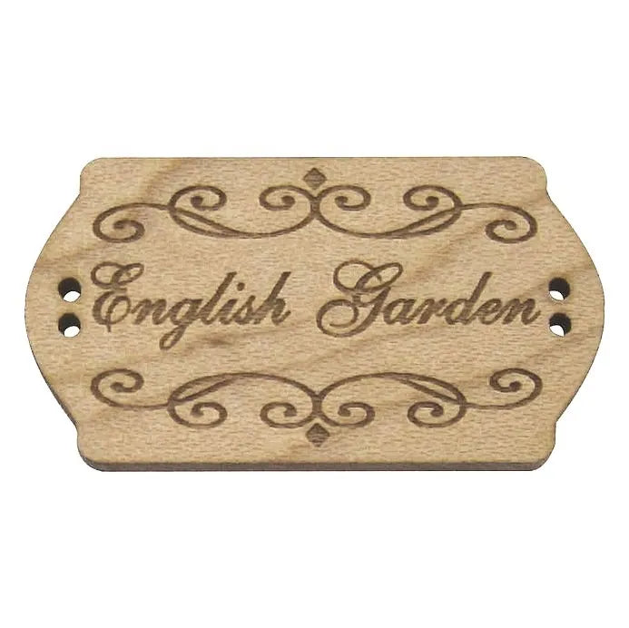 English Garden Schild