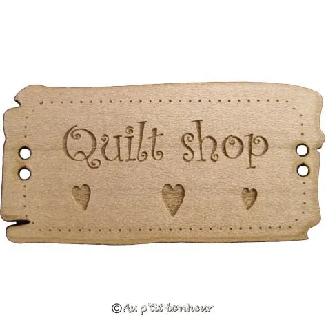 Quilt Shop Schild