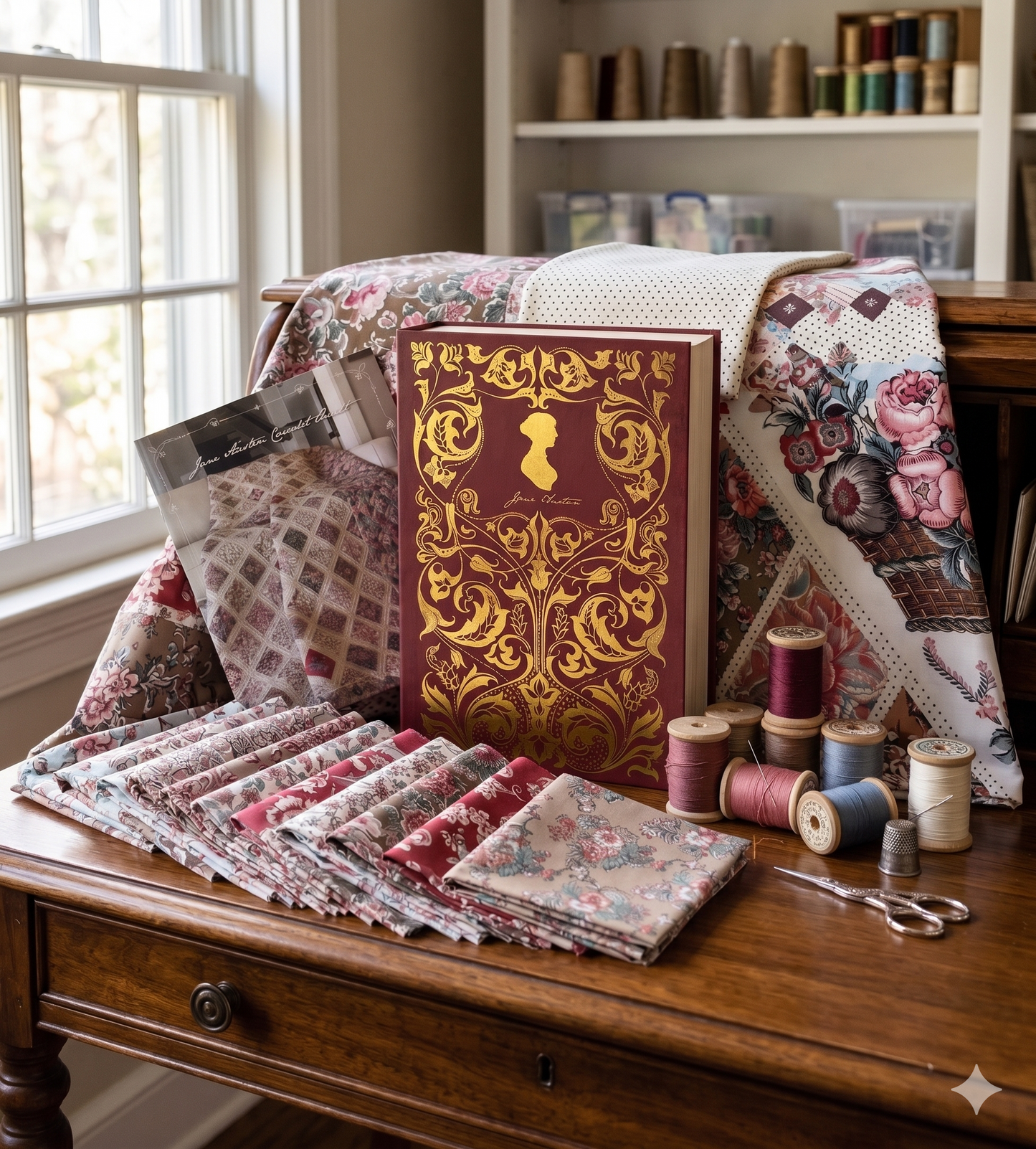 Materialpackung Jane Austen Coverlet Quilt Kit