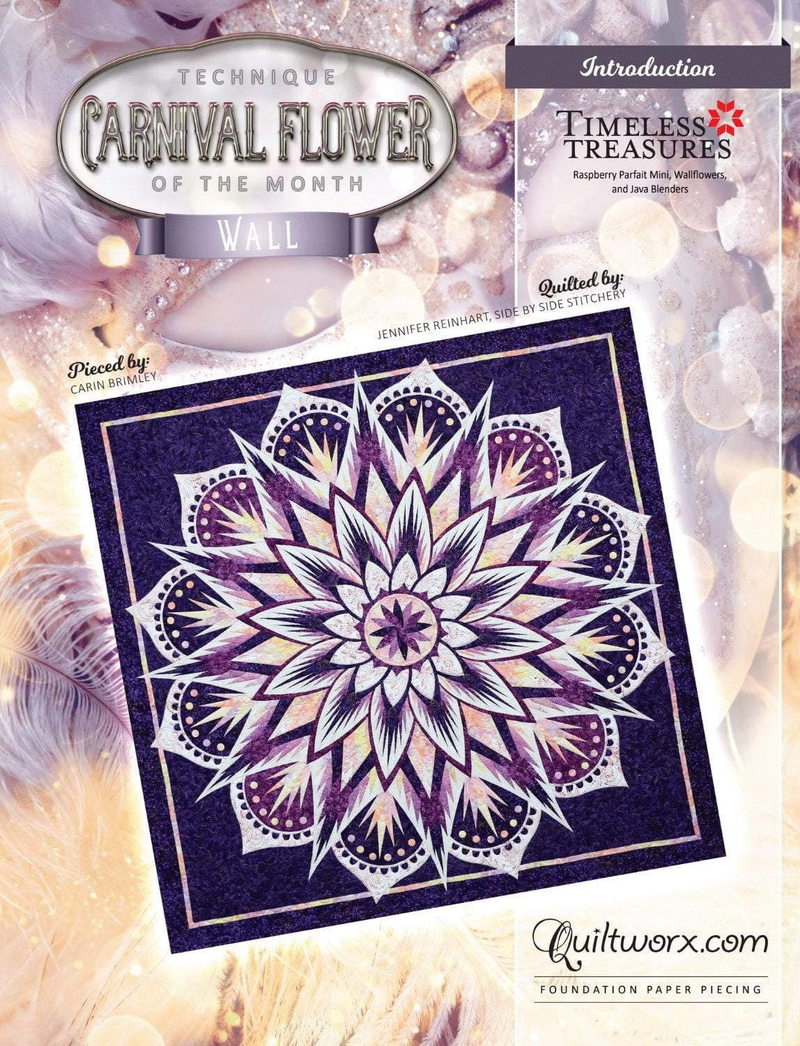 Nähanleitung Carnival Flower Wall Judy Niemeyer Quilting