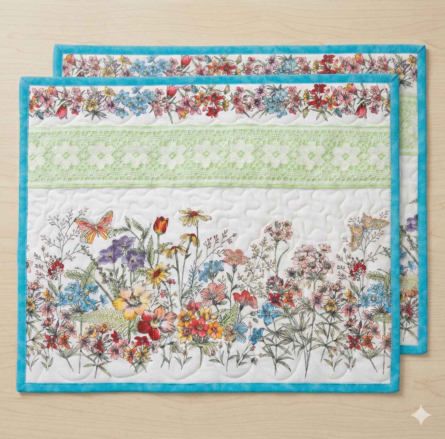 Materialpackung Frühlingswiese Gundi's Quilt Heaven