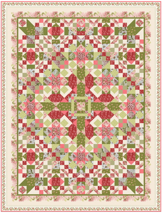 Mystery Quilt 2026 - Nähanleitung Variante C - 150 cm x 200 cm
