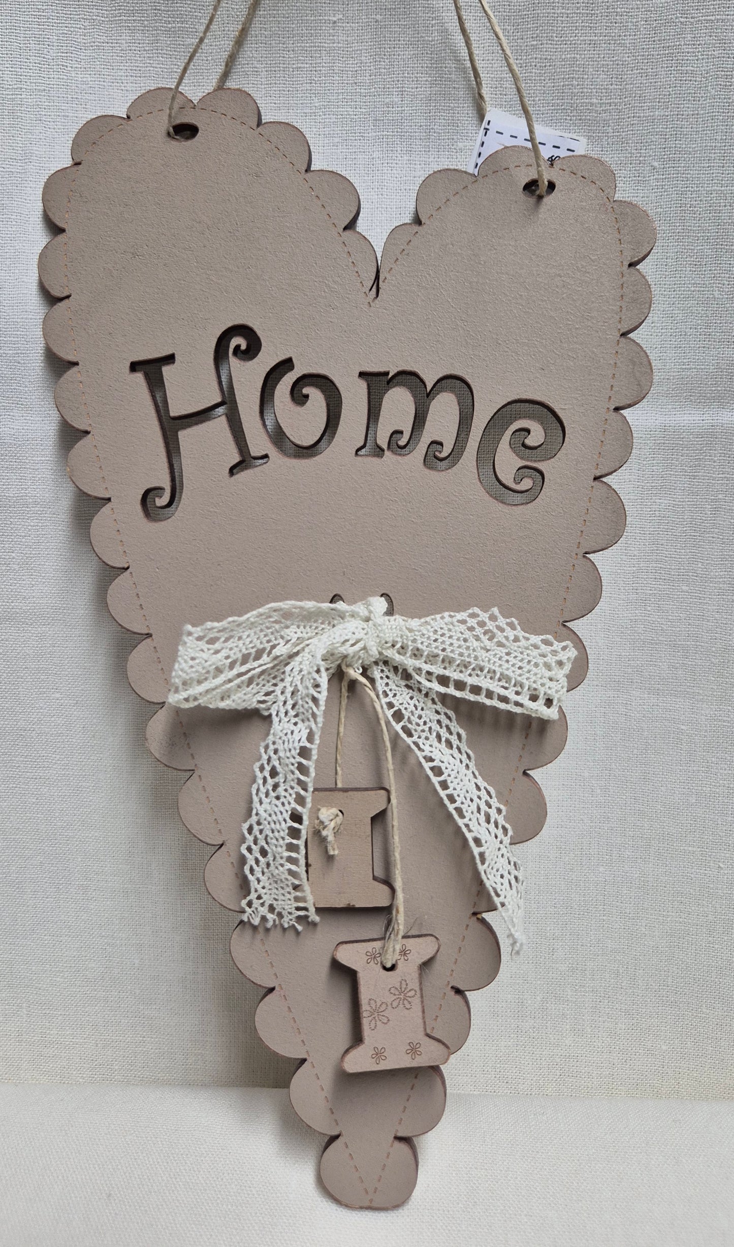 Home Herz mit 2 Garnspulen