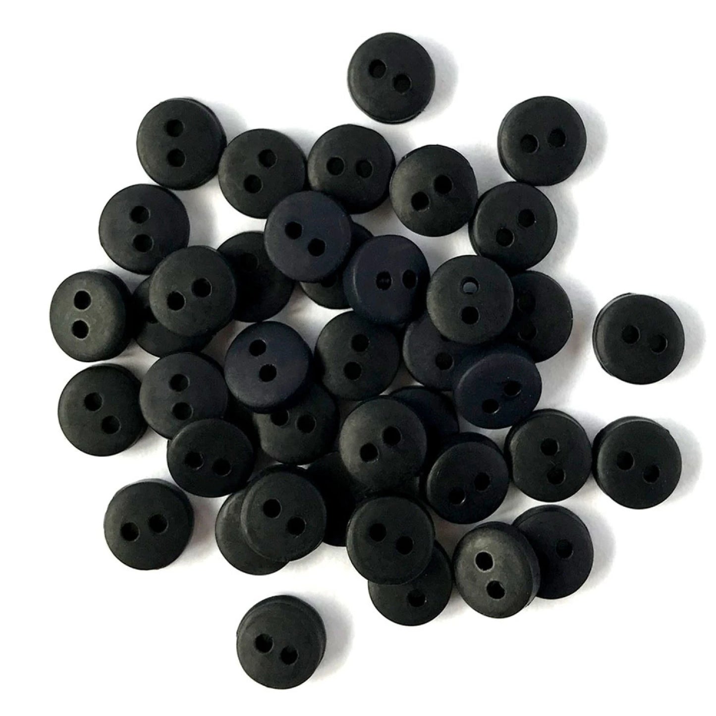 Dekoknopf Tiny Buttons Black