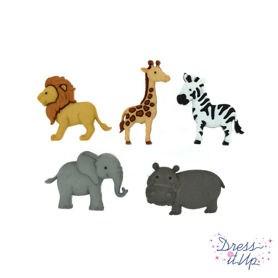 Dekoknopf Zoo Cuties Dress It Up