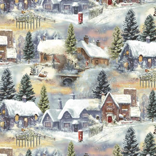 Winter Cottage Village
