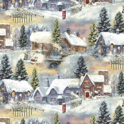 Winter Cottage Village