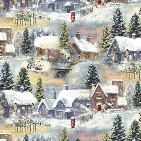 Winter Cottage Village
