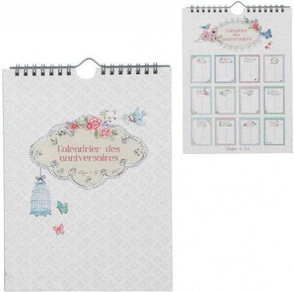 Geburtstagskalender *Calendrier des anniversaires* Clear & Eef 6PA0413F Gundi's Quilt Heaven