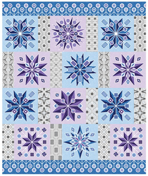 Lollipop Blocks Blue Benartex
