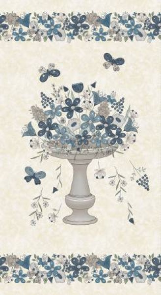 Cream Panel Butterfly Bath