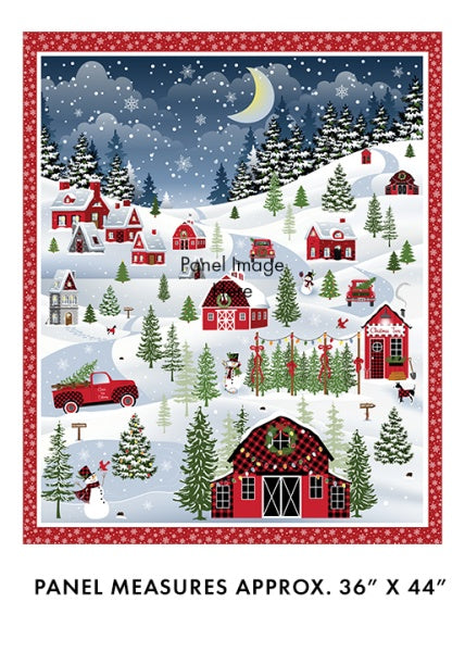 Panel Country Christmas Benartex