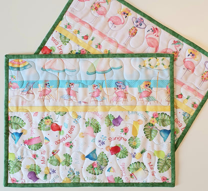 Materialpackung Flamingoparty Gundi's Quilt Heaven