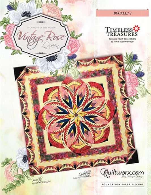 Nähanleitung Vintage Rose Queen Judy Niemeyer Quilting